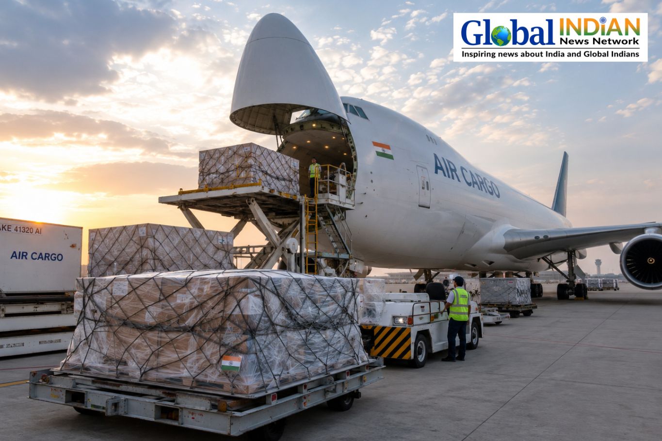 India’s Air Cargo Volumes Surge Nearly 40%