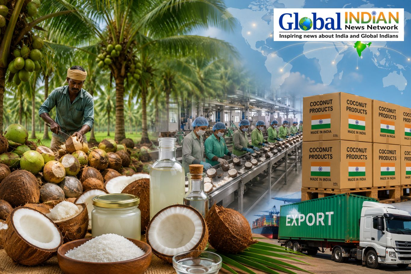 India’s Coconut Sector Emerges as a Global Growth Engine India’s Coconut Sector Emerges as a Global Growth Engine