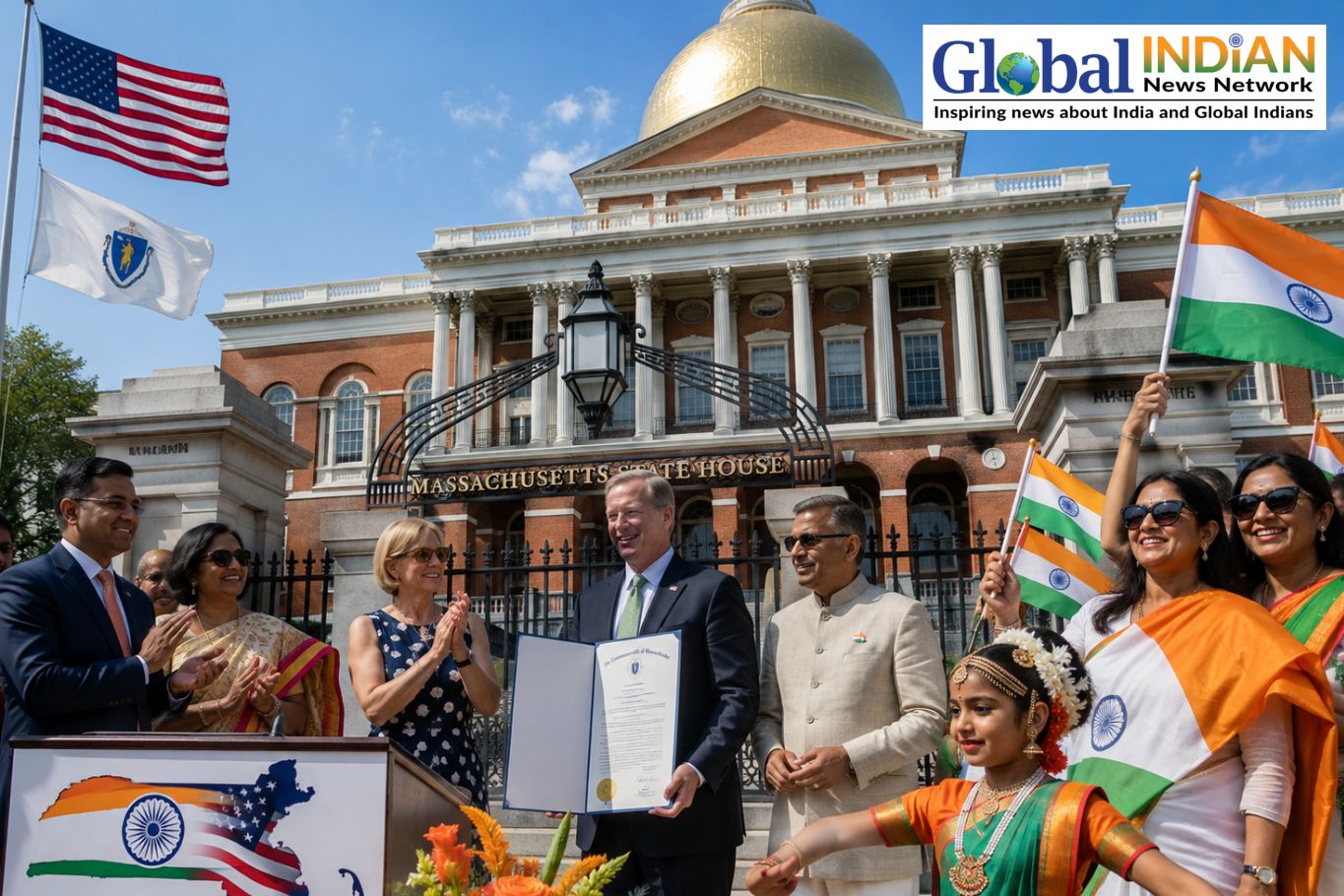 Massachusetts Declares August 15 as India Day