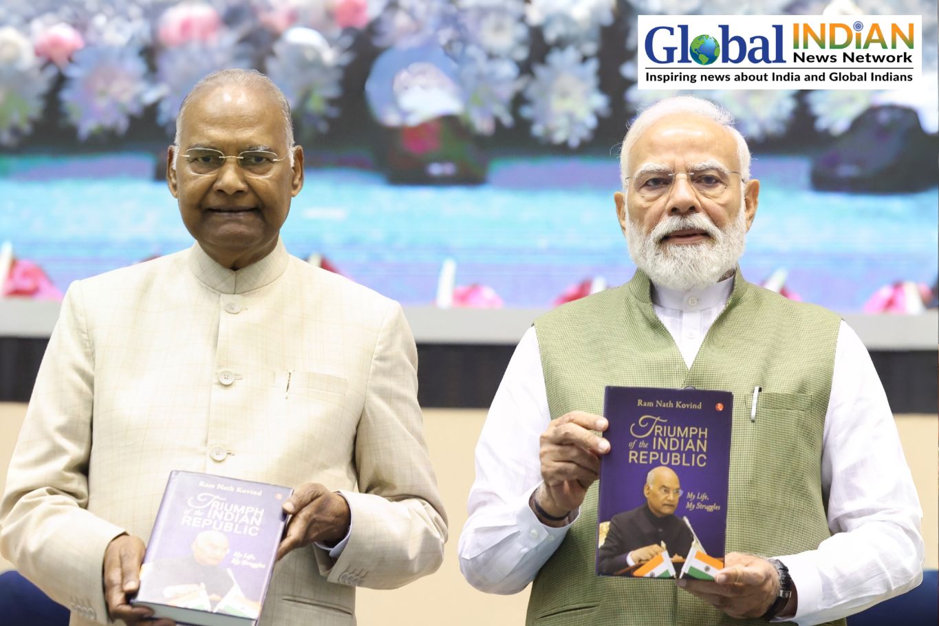 Modi Recalls Mother at Kovind Book Launch