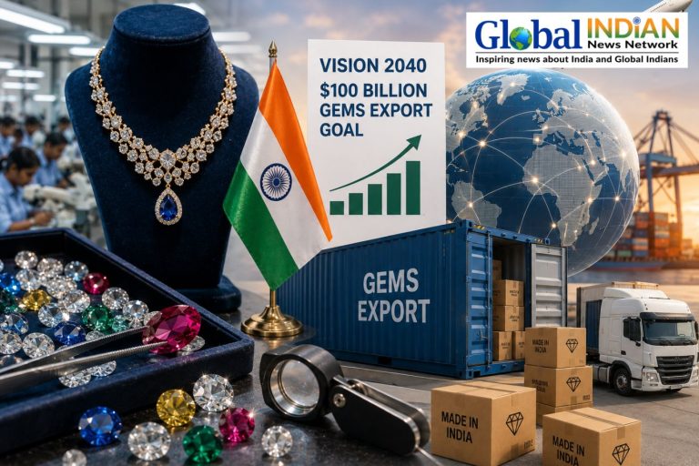 India Sets $100 Billion Gems Export Goal by 2040