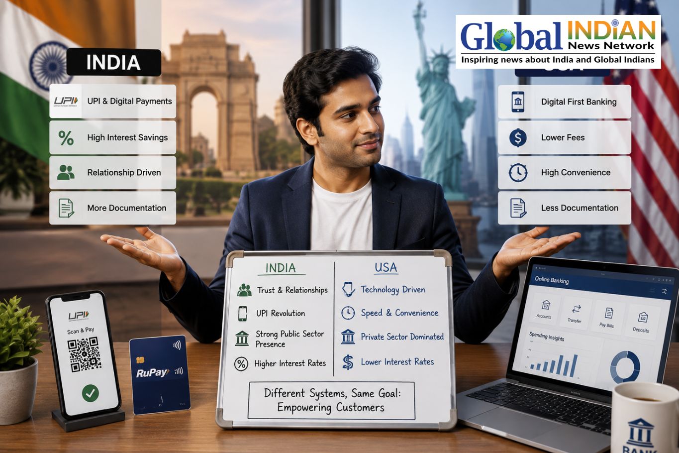 Indian Founder Compares Banking in India and the US