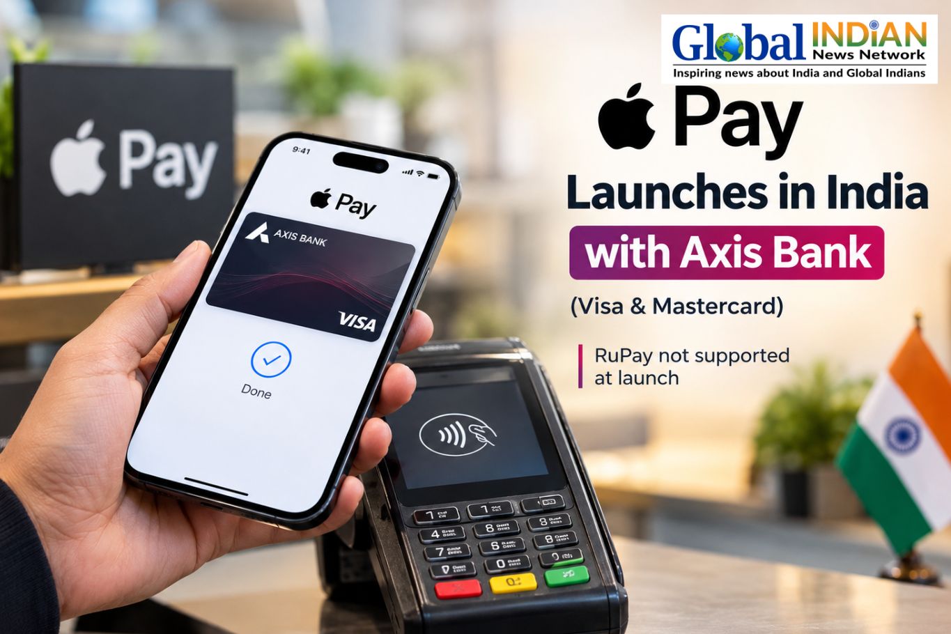 Apple Pay Launches in India With Axis Bank