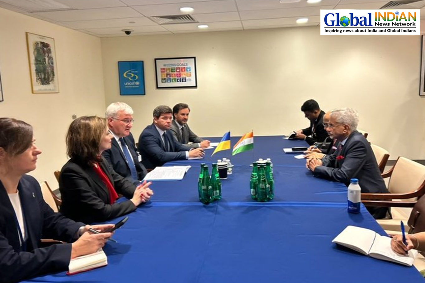 India, Ukraine Discuss Peace Efforts and Bilateral Ties India, Ukraine Discuss Peace Efforts and Bilateral Ties