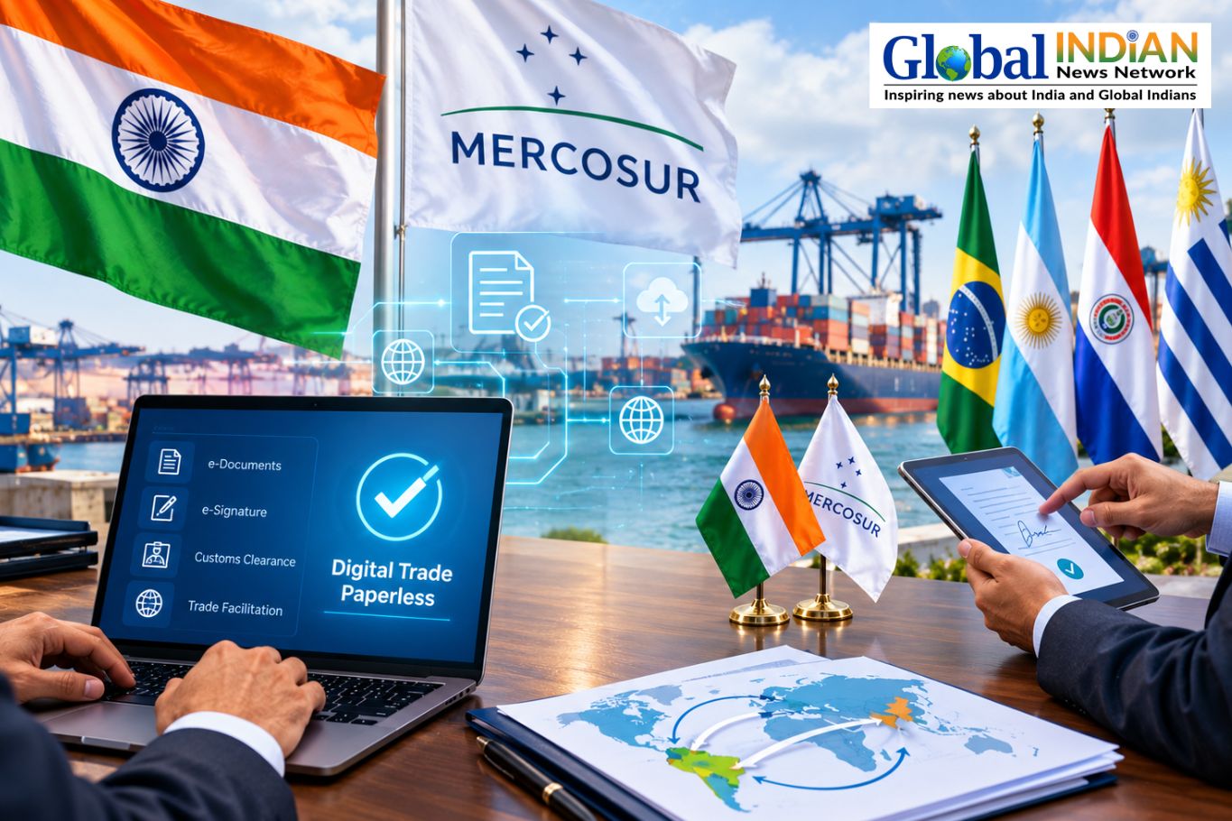 India and MERCOSUR Advance Paperless Trade India and MERCOSUR Advance Paperless Trade