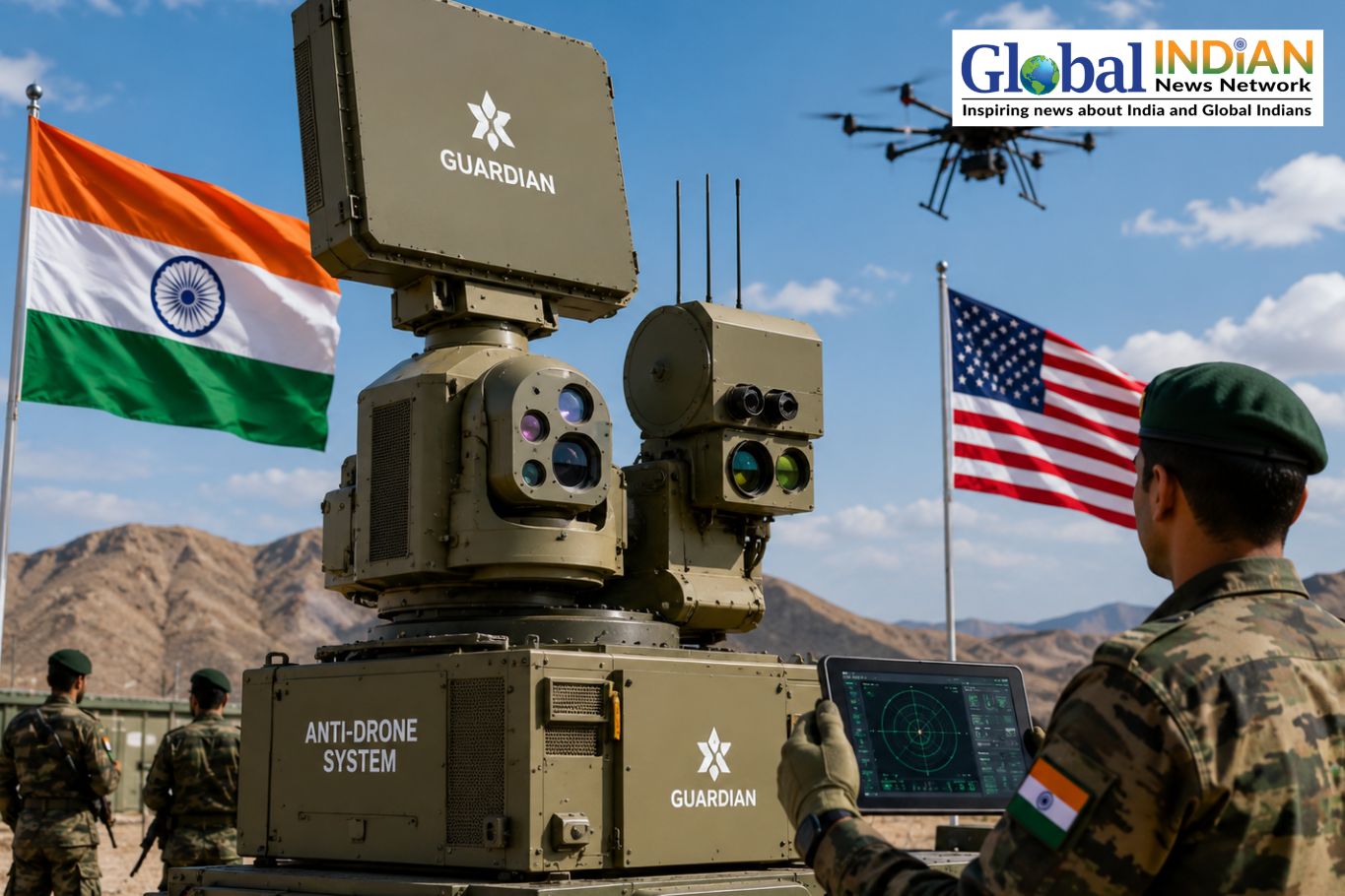 India to Build US Guardian Anti-Drone Systems