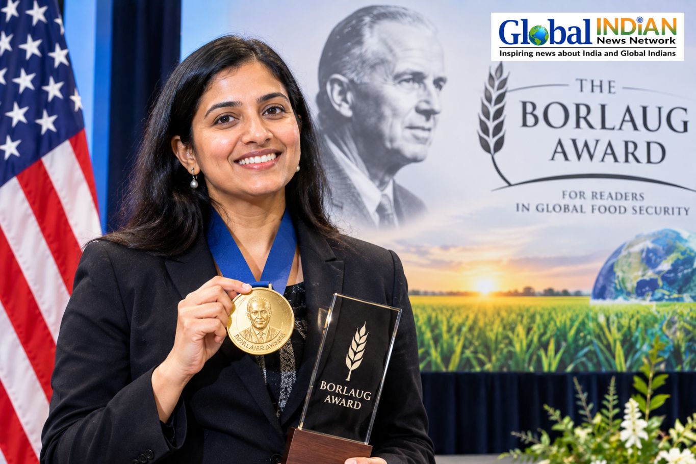 Indian American Scientist Wins 2026 Borlaug Award