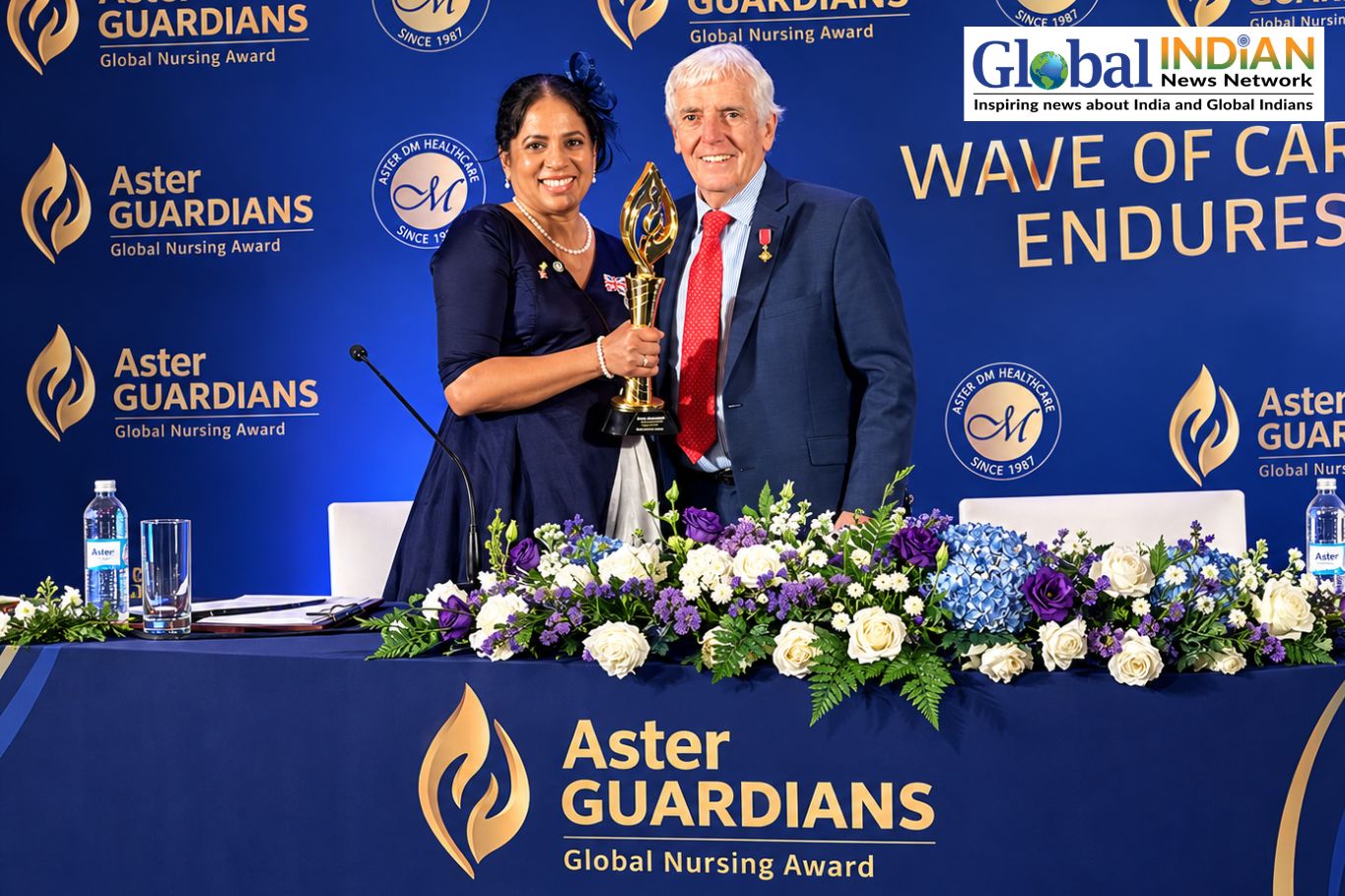 Indian-Origin Nurse Wins Global Nursing Award 2026 Indian-Origin Nurse Wins Global Nursing Award 2026