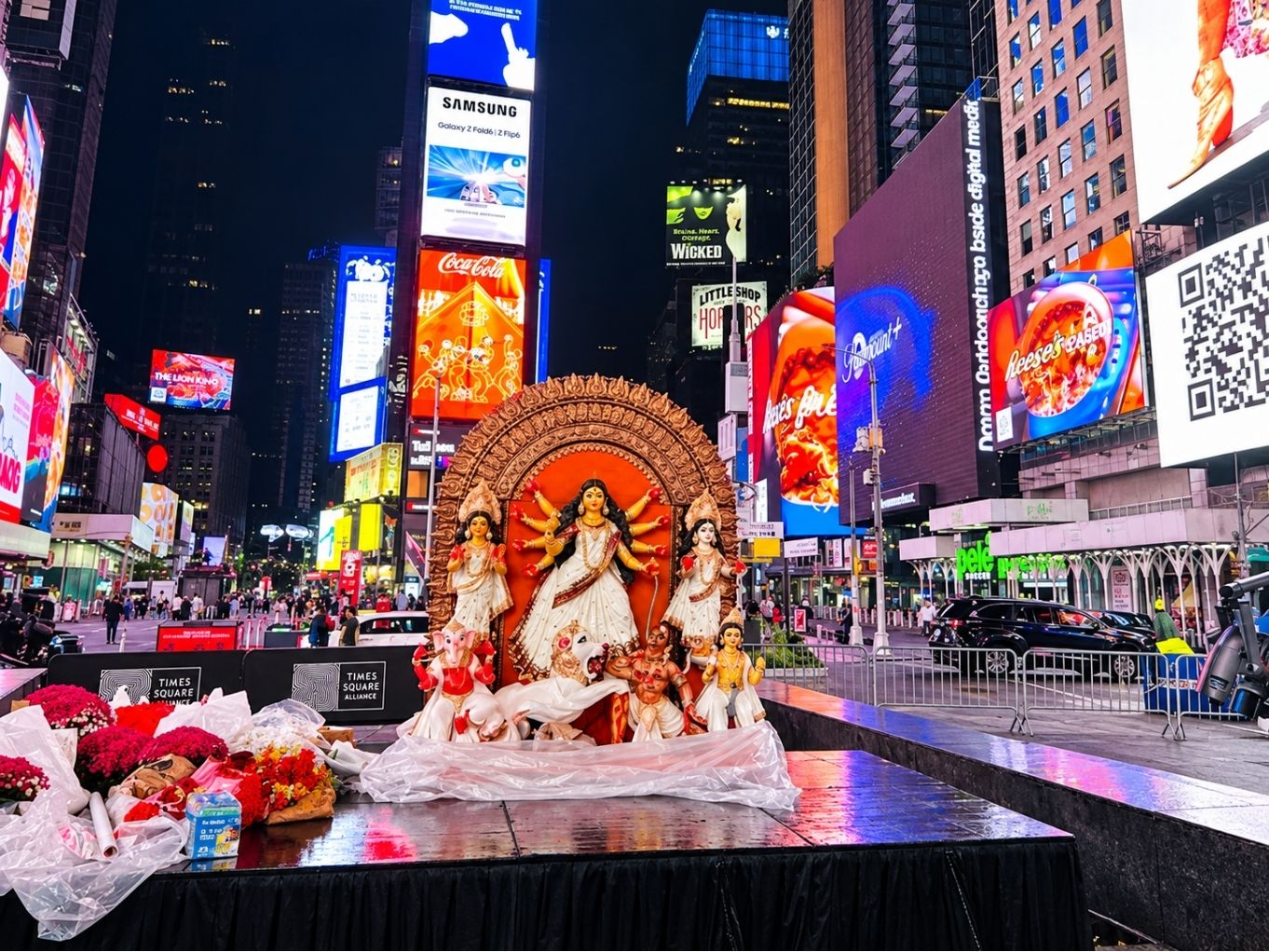 Mahalaya, Durga Puja Festival Returns to Times Square Mahalaya, Durga Puja Festival Returns to Times Square