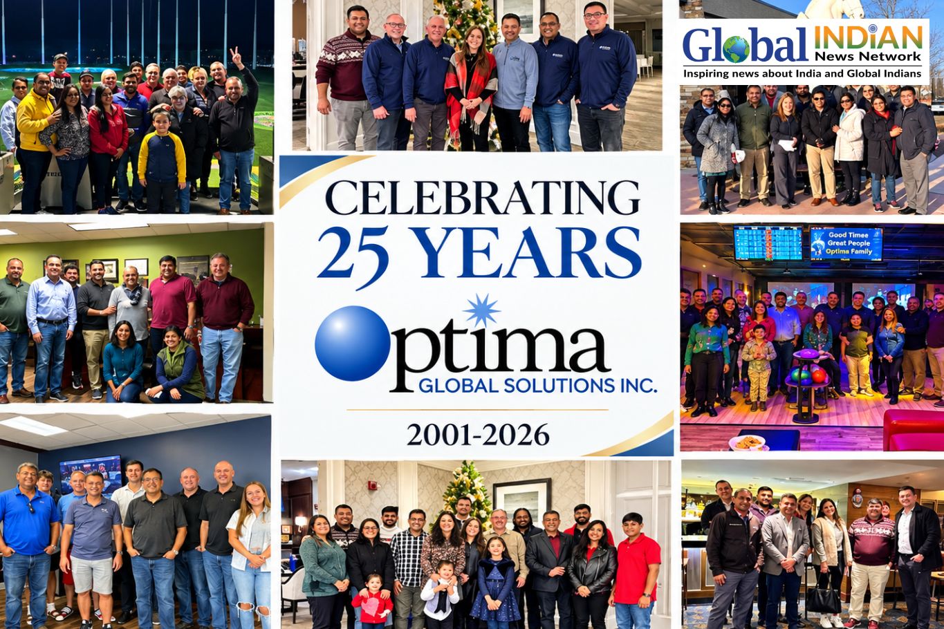 Optima Global Solutions Marks 25 Years of Growth