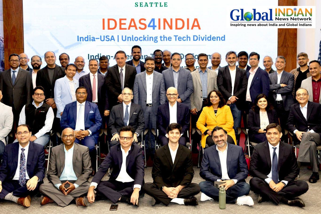 Satya Nadella Highlights Growing India-US Tech Ties Satya Nadella Highlights Growing India-US Tech Ties