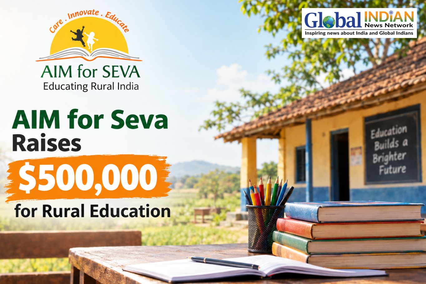 AIM for Seva Raises 0,000 for Rural Education