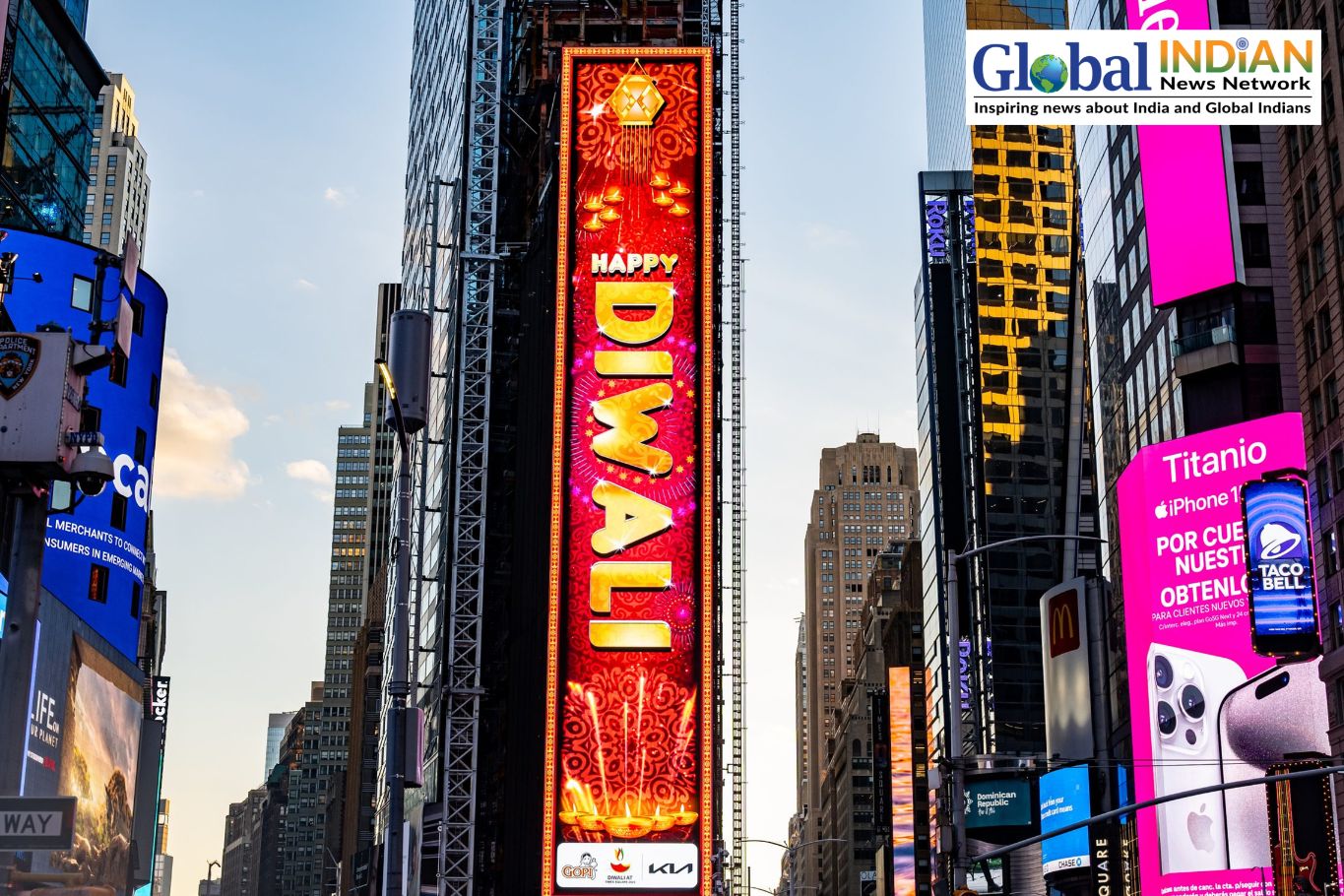 Diwali at Times Square Returns for 11th Edition