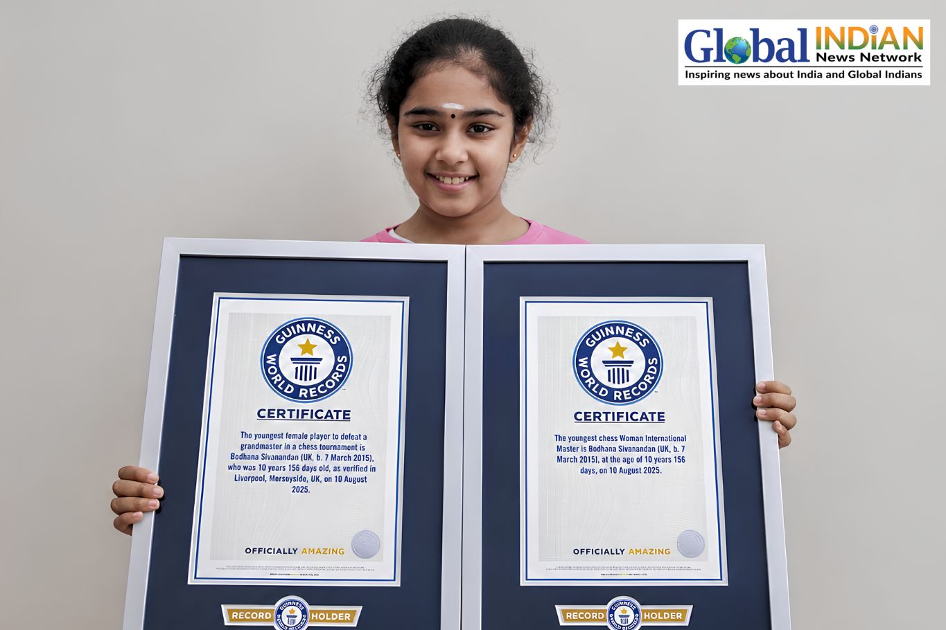 Bodhana Sivanandan Becomes Youngest Female Chess IM at 11