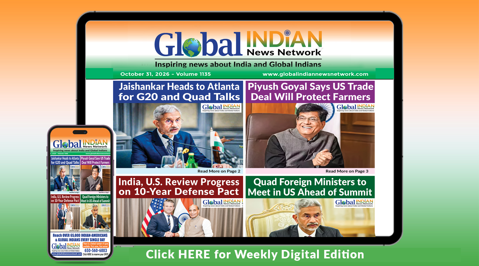 Latest Weekly News about India and Global Indians Latest Weekly News about India and Global Indians