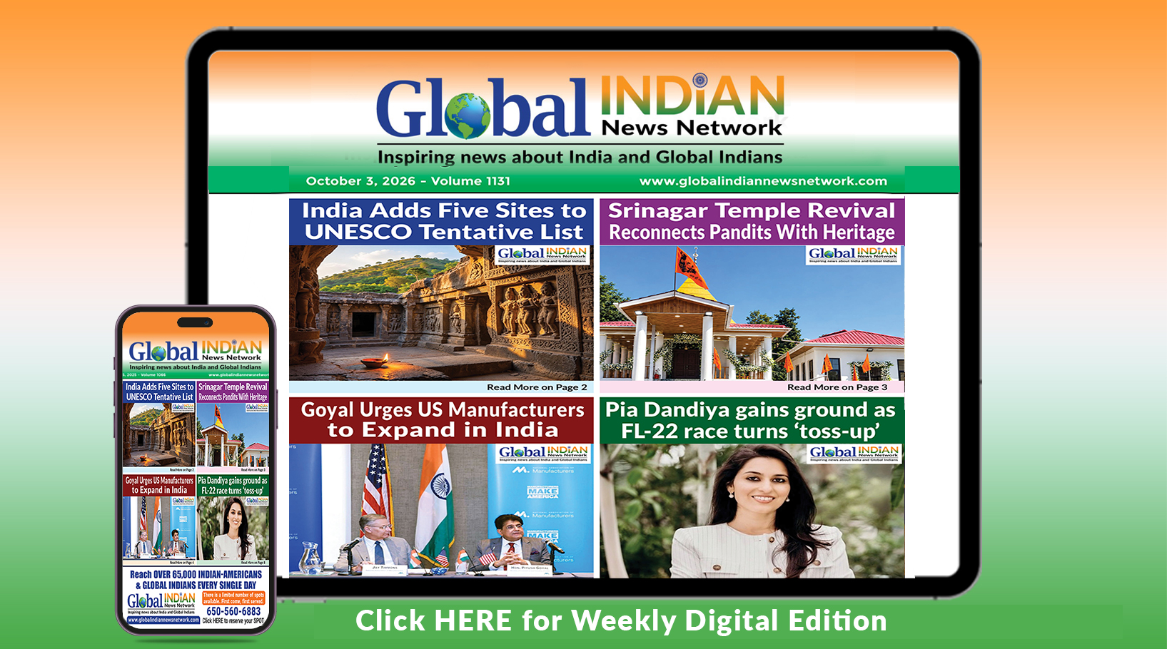 Latest Weekly News about India and Global Indians Latest Weekly News about India and Global Indians