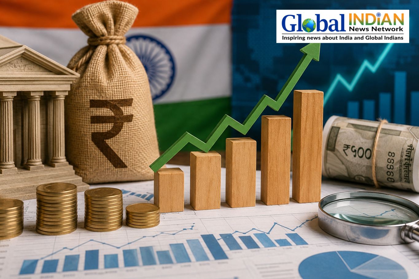 India GDP Growth Seen at 7.3% in Q2 FY27