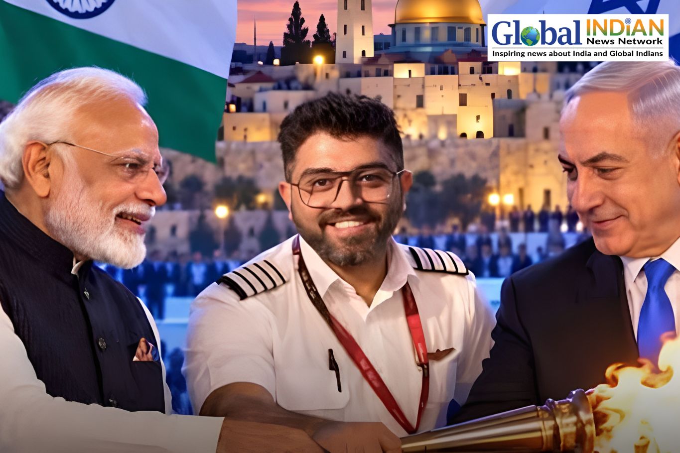 Netanyahu Invites Modi to Light Torch on Israel’s I-Day