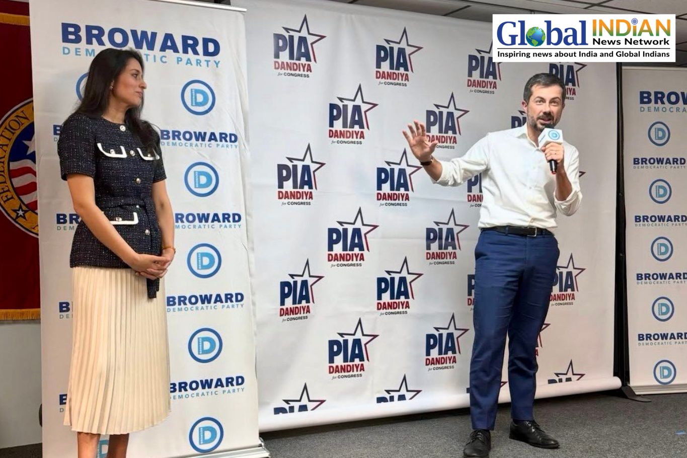 Pete Buttigieg Backs Pia Dandiya in Florida Race